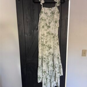 JJs House Green and White Floral Maxi Dress